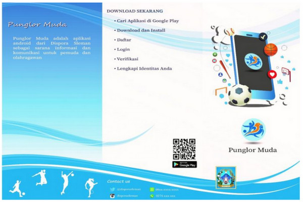 Aplikasi Punggawa Layanan Olahraga dan Pemuda (Punglor Muda). (Foto: punglormuda.slemankab.go.id)