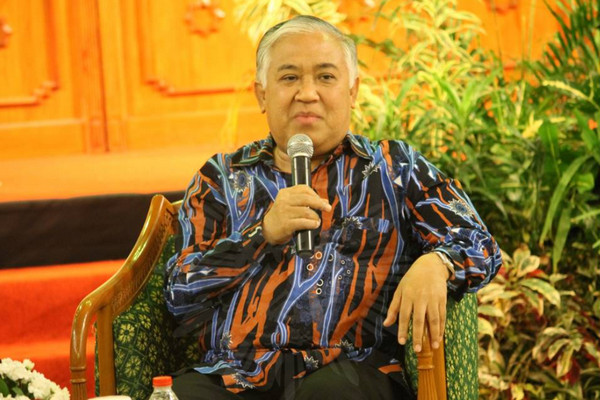 Mantan Ketua Umum PP Muhammadiyah, Din Syamsuddin. (Foto: muhammadiyah.or.id)