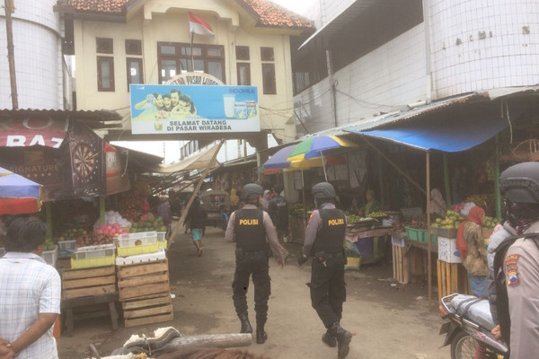  Pasar Induk Wiradesa Kabupaten Pekalongan, Jateng. (Foto: Polres Pekalongan, Polri)