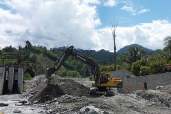Pembangunan Waduk Bener. (Foto: Kementerian PUPR)