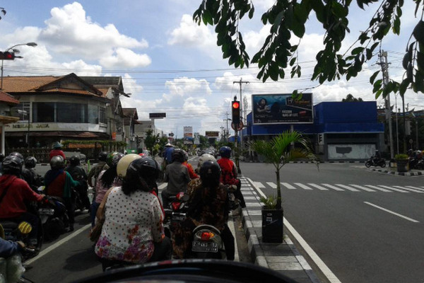 Simpang Gondomanan. (Foto: Twitter/@polresjogja)