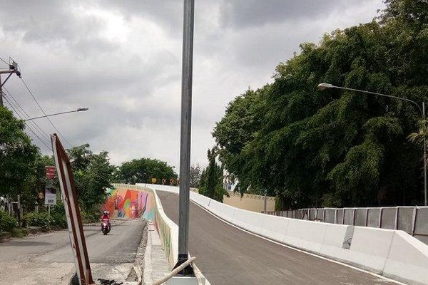Jalan layang Manahan Surakarta. (Foto: Tribun Jateng/Junianto S.)