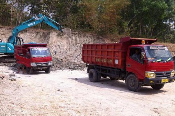 Ilustrasi aktivitas tambang galian C. (Foto: Pemprov Jateng)
