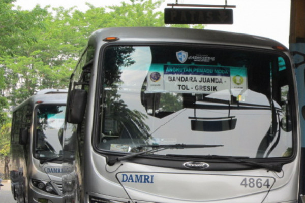 Ilustrasi bus Damri untuk trayek bandara. (Foto: Perum Damri)