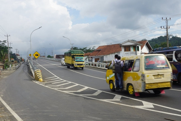 Jalan layang Kretek di Kabupaten Brebes, Jateng. (Foto: ist)