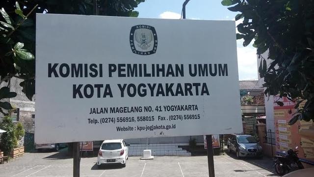 Kantor KPU Kota Yogyakarta. (Foto: Ist)