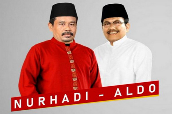 Kandidat rekaan Pilpres, Nurhadi-Aldo. (Foto: Twitter/@nurhadi_aldo)