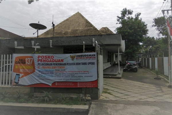  Kantor Ombudsman Perwakilan Jateng, Jalan Siwalan, Kelurahan Wonodri, Kecamatan Semarang Selatan, Kota Semarang. (Foto: Ombudsman)