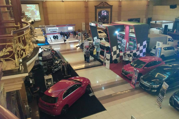 Penampakan Solo Wheels Expo di Diamond Conventions Center, Kota Surakarta, Jawa Tengah (Jateng), Jumat (25/1). (Foto: Instagram/@antopuspowardoyo)