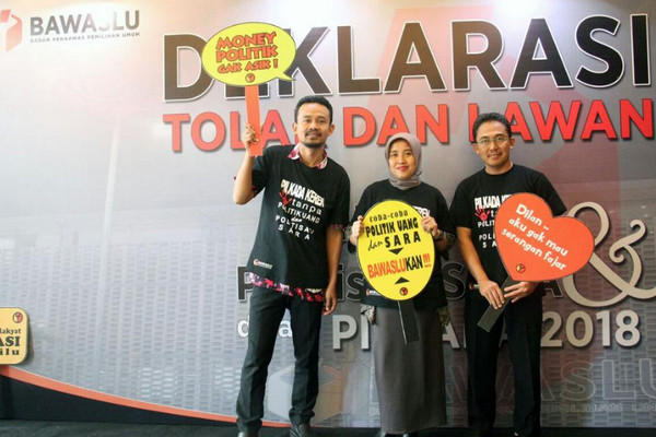 Koordinator Divisi Humas dan Hubungan Antarlembaga Badan Pengawas Pemilu (Bawaslu) Jateng, Rofiuddin (kiri). (Foto: Twitter/@rofi_uddin)