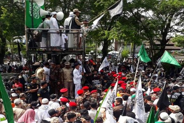 Tabligh akbar PA 212 Solo beberapa waktu lalu.