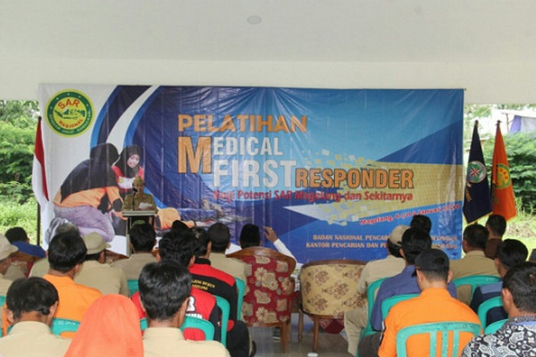 Plt Sekda Kabupaten Magelang, Adi Waryanto, saat memberikan sambutan pada 