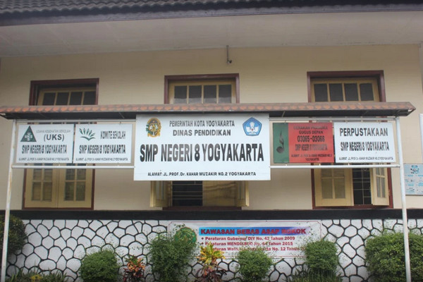 SMP Negeri 8 Yogyakarta, DIY. (Foto: Dok. SMPN 8 Yogyakarta)