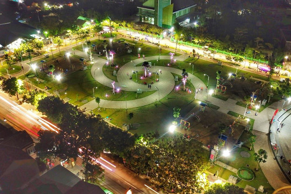 Taman Jaya Wijaya di Jalan Wijaya, Kelurahan Mojosongo, Kecamatan Jebres, Kota Surakarta, Jateng. (Foto: Pemkot Surakarta)