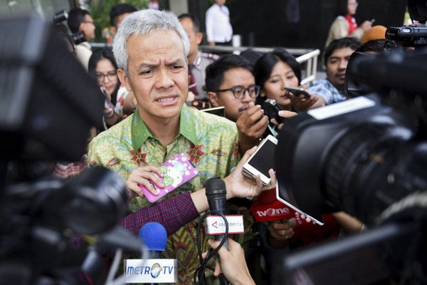 Gubernur Jateng, Ganjar Pranowo. (Foto: Antara Foto/Hafidz MA)