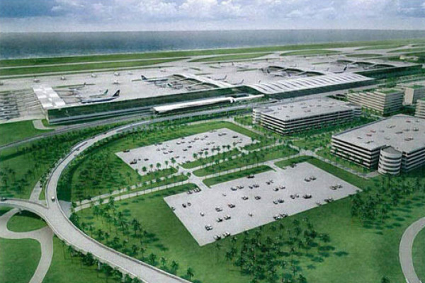 Maket New Yogyakarta International Airport (NYIA) di Kabupaten Kulon Progo, DIY. (Foto: Kemendikbud)