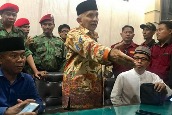 Politikus senior PAN, Amien Rais. (Foto: Antara/Fiqih Arfani)