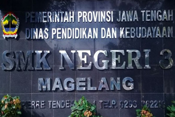 SMK Negeri 3 Magelang, Jateng. (Foto: Dok. SMKN 3 Magelang)