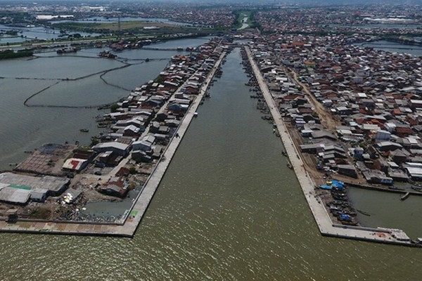 Kawasan Kampung Bahari Tambak Lorok, Kota Semarang, Jateng. (Foto: Kementerian PUPR)