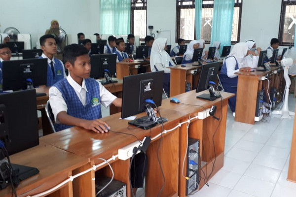 Ilustrasi UNBK. (Foto: Pemkot Palangka Raya)