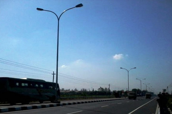 PJU di wilayah Kecamatan Kramat, Kabupaten Tegal, Jateng. (Foto: DPRD Kabupaten Tegal)