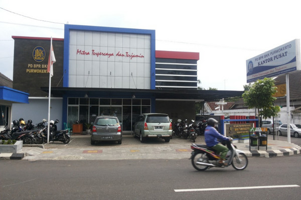 Kantor Pusat BPR BKK Purwokerto, Kabupaten Banyumas, Jateng.  (Foto: Kemenkeu)