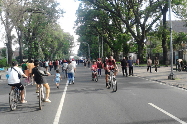 Ilustrasi suasan CFD di Kota Malang, Jatim. (Foto: Pemkot Malang)