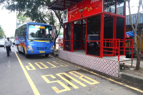 Halte Batik Solo Trans, Kota Surakarta, Jateng. (Foto: ist)