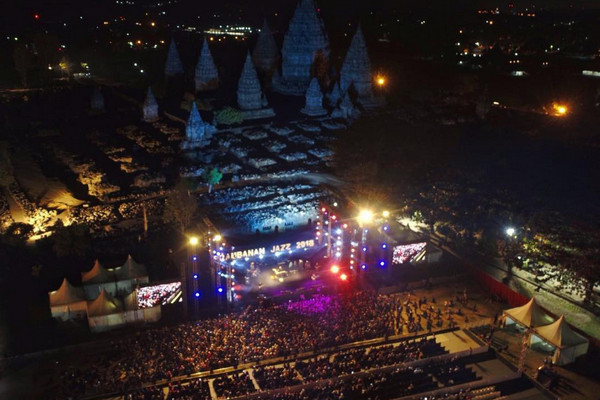 Prambanan Jazz Festival 2018, DIY. (Foto: Instagram/@prambananjazz)
