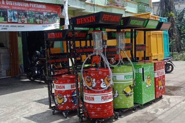 Pertamini. (Foto: Antara/Mirza)