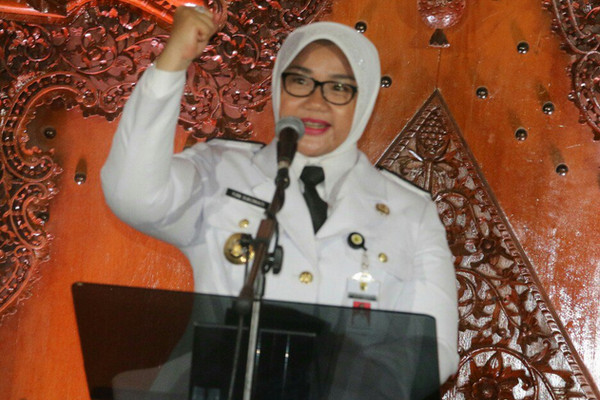 Bupati Sragen, Kusdinar Untung Yuni Sukowati. (Foto: Twitter/@sragenkab)