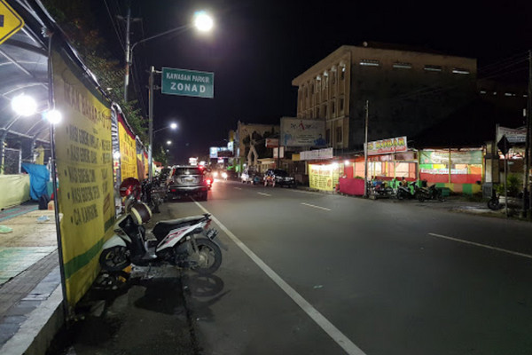 Lokasi PKL di Lapangan Kota Lama, Kota Surakarta, Jateng. (Foto: Google Maps/Beni Makruf)