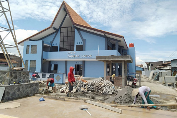 Pasar Tambak Lorok, Kota Semarang, Jateng. (Foto: Gatra/Resza Mustafa)