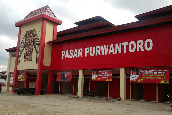 Pasar Purwantoro, Kabupaten Wonogiri, Jateng. (Foto: Instagram/@grahaland)