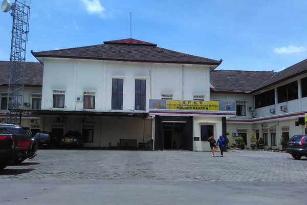 Mapolres Klaten, Jateng. (Foto: Google Maps/Eko Agus Prasetyo)