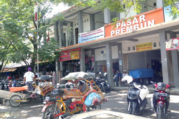 Pasar Prembun di Kabupaten Kebumen, Jateng, mulanya merupakan Terminal Bus Prembun. (Foto: Google Maps/Soffian WA)