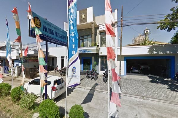 Kantor Pusat BPR Pringsurat di Kabupaten Temanggung, Jateng. (Foto: Google Street View)