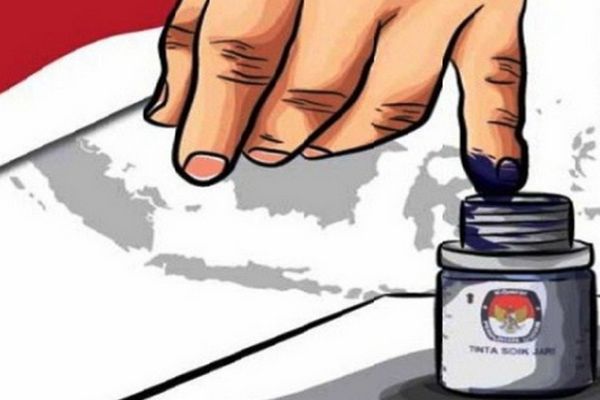 Jari dan tinta Pemilu (Istimewa).
