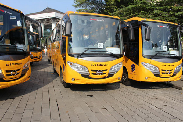 Ilustrasi bus sekolah. (Foto: Pemprov Jabar)