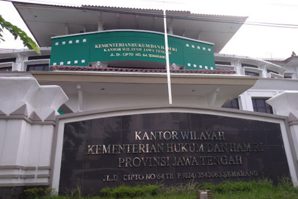 Kantor Kanwil Kemenkumham Jateng di Kota Semarang. (Foto: Google Maps/Eko Saputro)