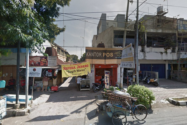 Pasar Sugihwaras di Kota Pekalongan, Jateng. (Foto: Google Street View)