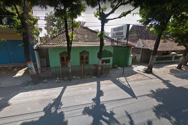 Musala Al Hikmah di Desa Gegunung Wetan, Kecamatan Rembang Kota, Kabupaten Rembang, Jateng, Juli 2018. (Foto: Google Street View)