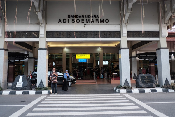 Bandara Adi Soemarmo di Kabupaten Boyolali, Jateng. (Foto: Google Maps/Hadiwijaya Sasanadi)