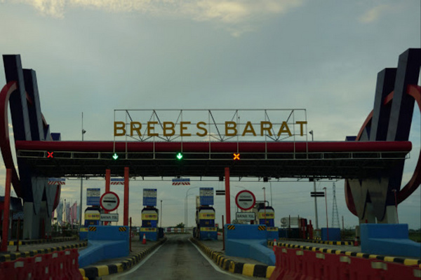 Gerbang Tol Brebes Barat di Kabupaten Brebes, Jateng. (Foto: Google Maps/ardi eliaputra)