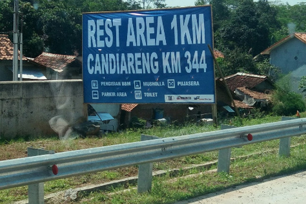 Tempat istirahat Candiareng Km 344 di ruas tol Pemalang-Batang, Jateng. (Foto: Google Maps/ali mansur)