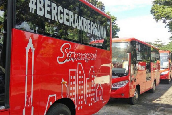 Bus Trans Semarang. (Foto: BLU Trans Semarang)