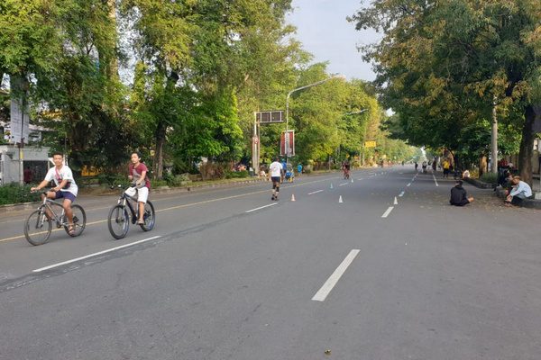 Suasana HBKB di Jalan Slamet Riyadi, Kota Surakarta, Jateng. (Foto: Pemkot Surakarta)