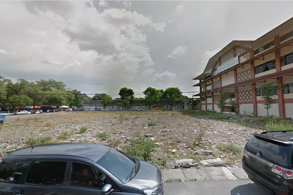 Kondisi lahan Pasar Klewer Timur di Kota Surakarta, Jateng, Oktober 2018. (Foto: Google Street View)