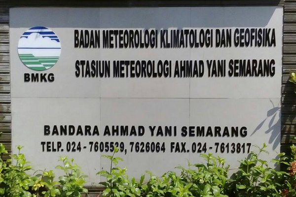 Kantor BMKG Stasiun Meteorologi Kelas II Ahmad Yani di Kota Semarang, Jateng. (Foto: Facebook/@cuacajateng)