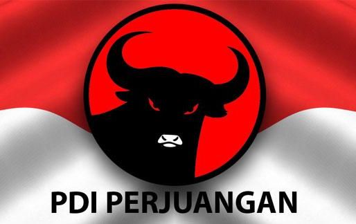 Bendera PDI Perjuangan (Istimewa).